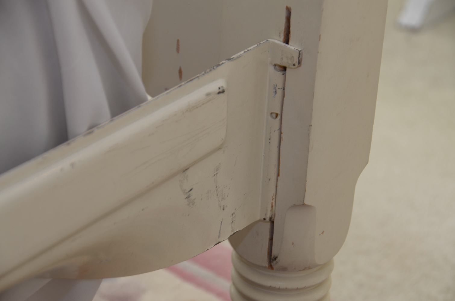 French Provincial Canopy Full Bed Frame