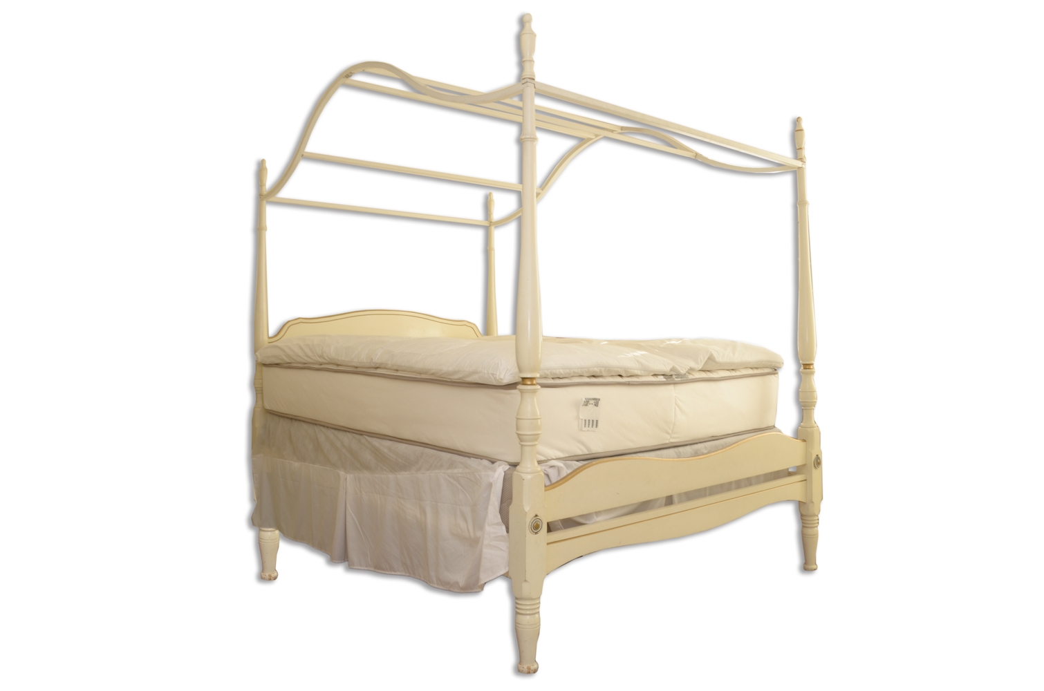 French Provincial Canopy Full Bed Frame
