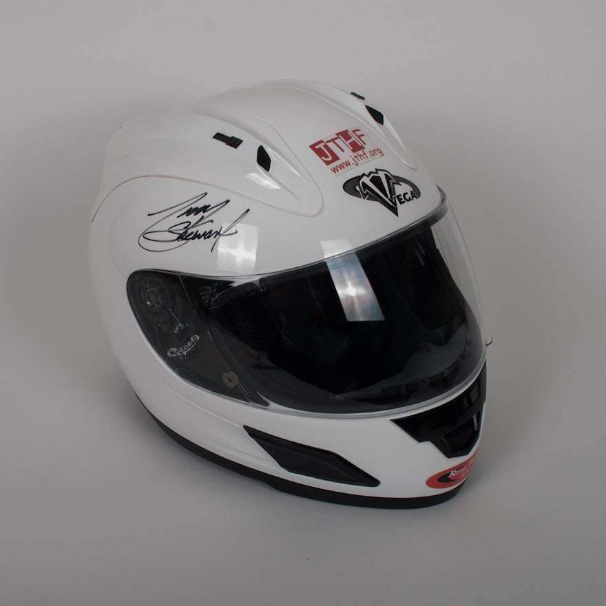 Tony Stewart Signed Helmet