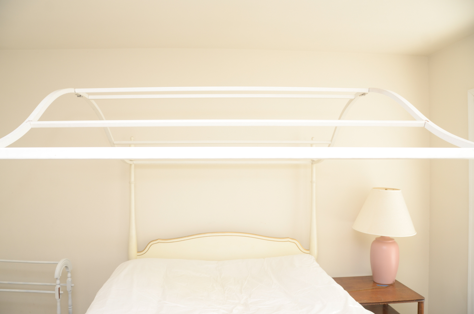 French Provincial Canopy Full Bed Frame