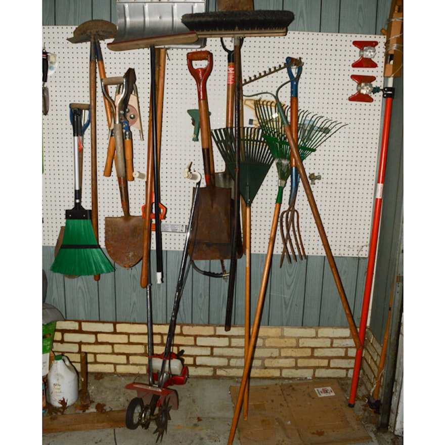 Assortment of Yard Tools