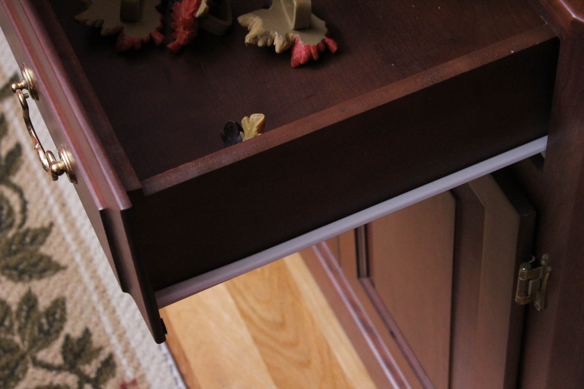 Solid Wood Glass Front China Cabinet