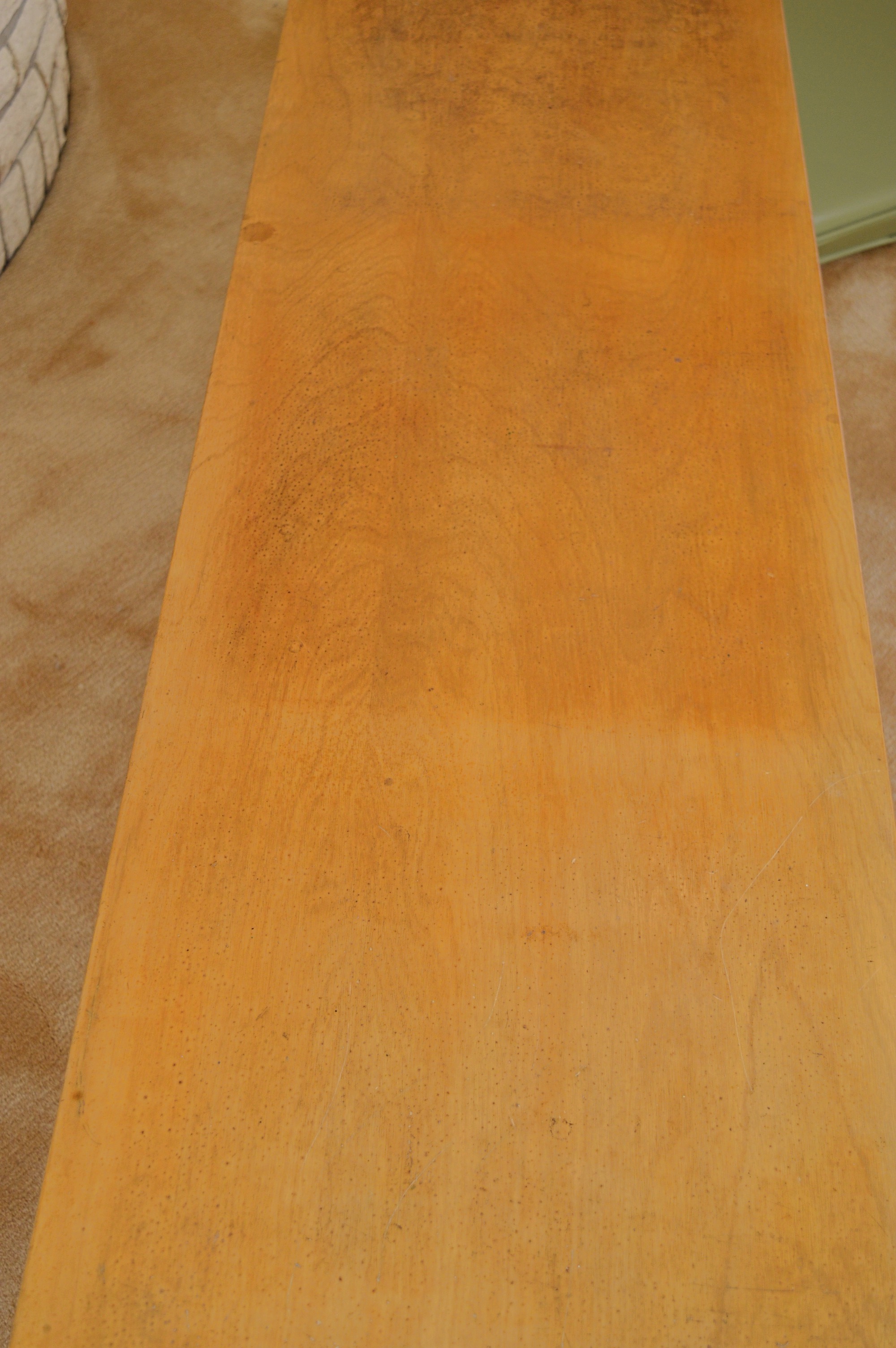 Mid Century Modern Olsen Style Benches with Vinyl Cushions