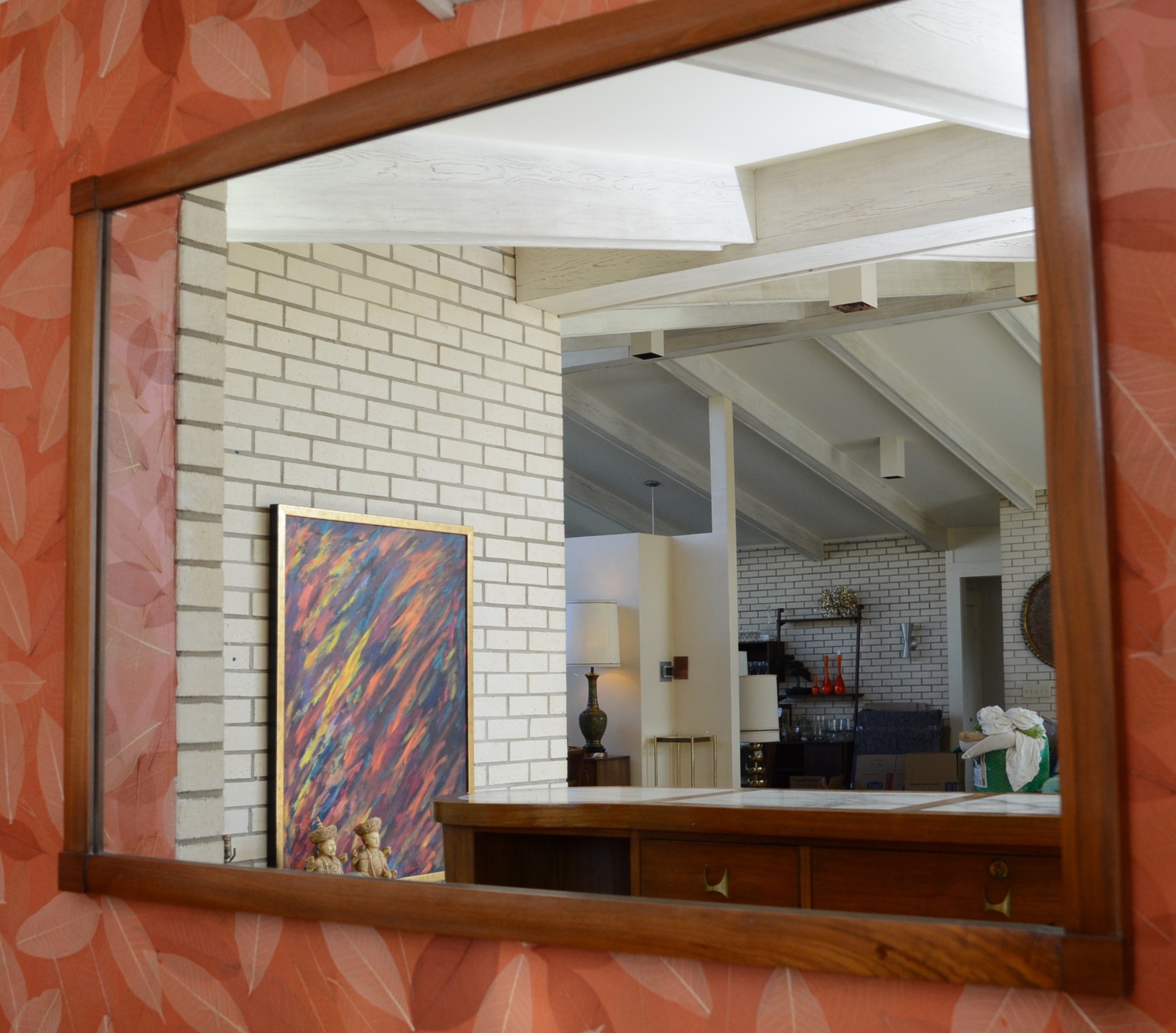 Broyhill Brasilia Mid Century Modern Bar with Marble Top