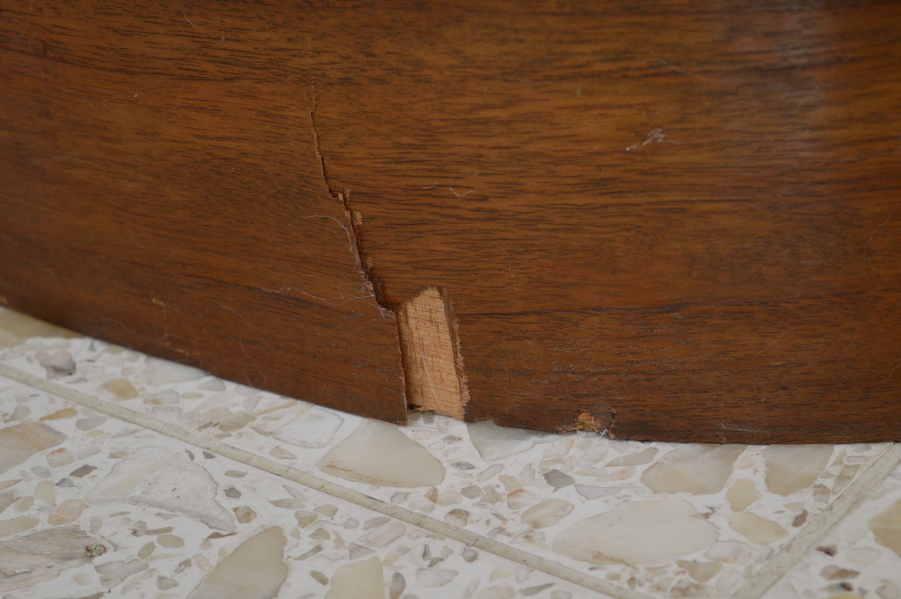 Broyhill Brasilia Mid Century Modern Bar with Marble Top