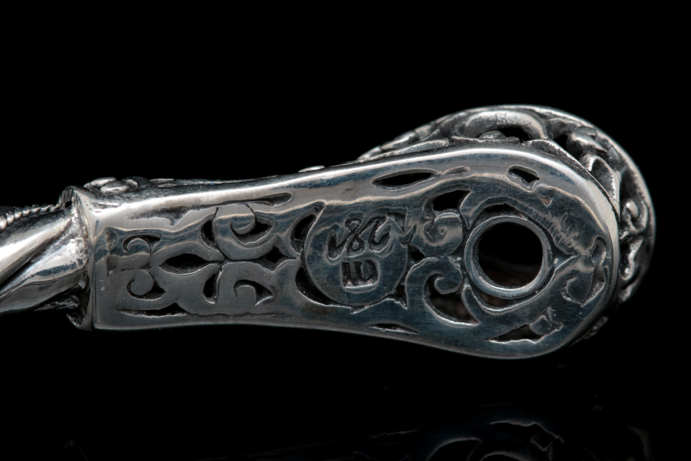 Robert Manse Sterling SIlver, 18K Yellow Gold and London Blue Topaz Bracelet