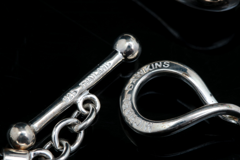Michael Dawkins Sterling Silver Bracelet