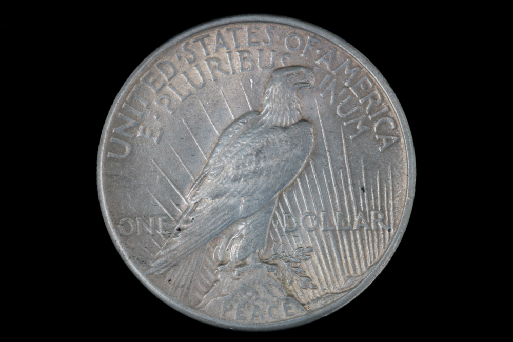 Two 1925 Silver Peace Dollars