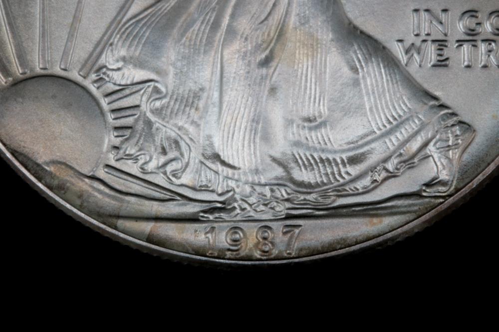 Two Walking Liberty Silver Eagle Dollars
