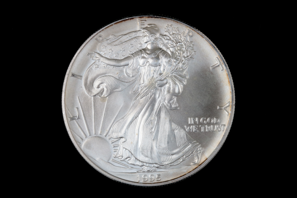 Two Walking Liberty Silver Eagle Dollars