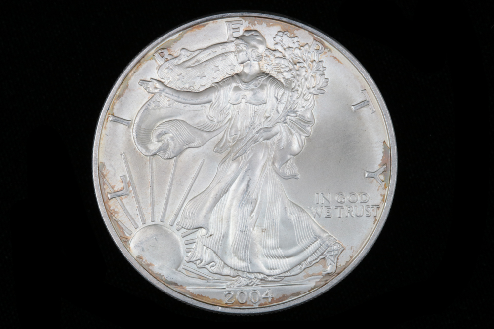 Two Walking Liberty Silver Eagle Dollars