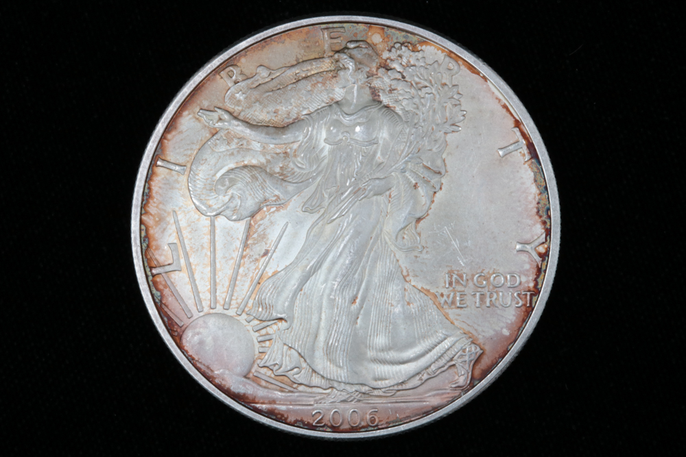 Two Walking Liberty Silver Eagle Dollars