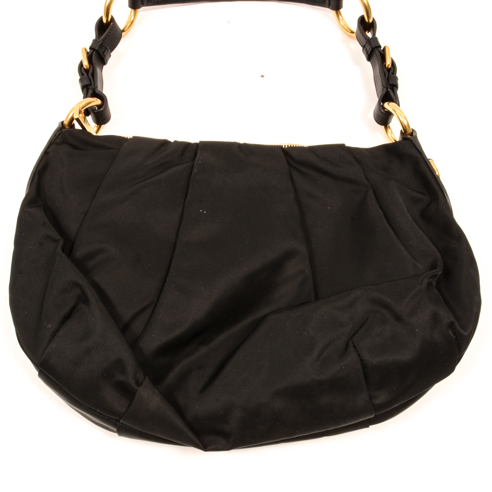 Prada Black Nylon Handbag