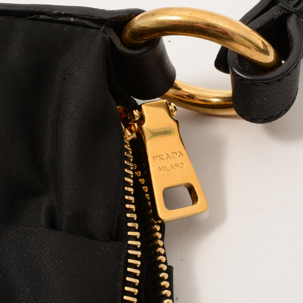 Prada Black Nylon Handbag
