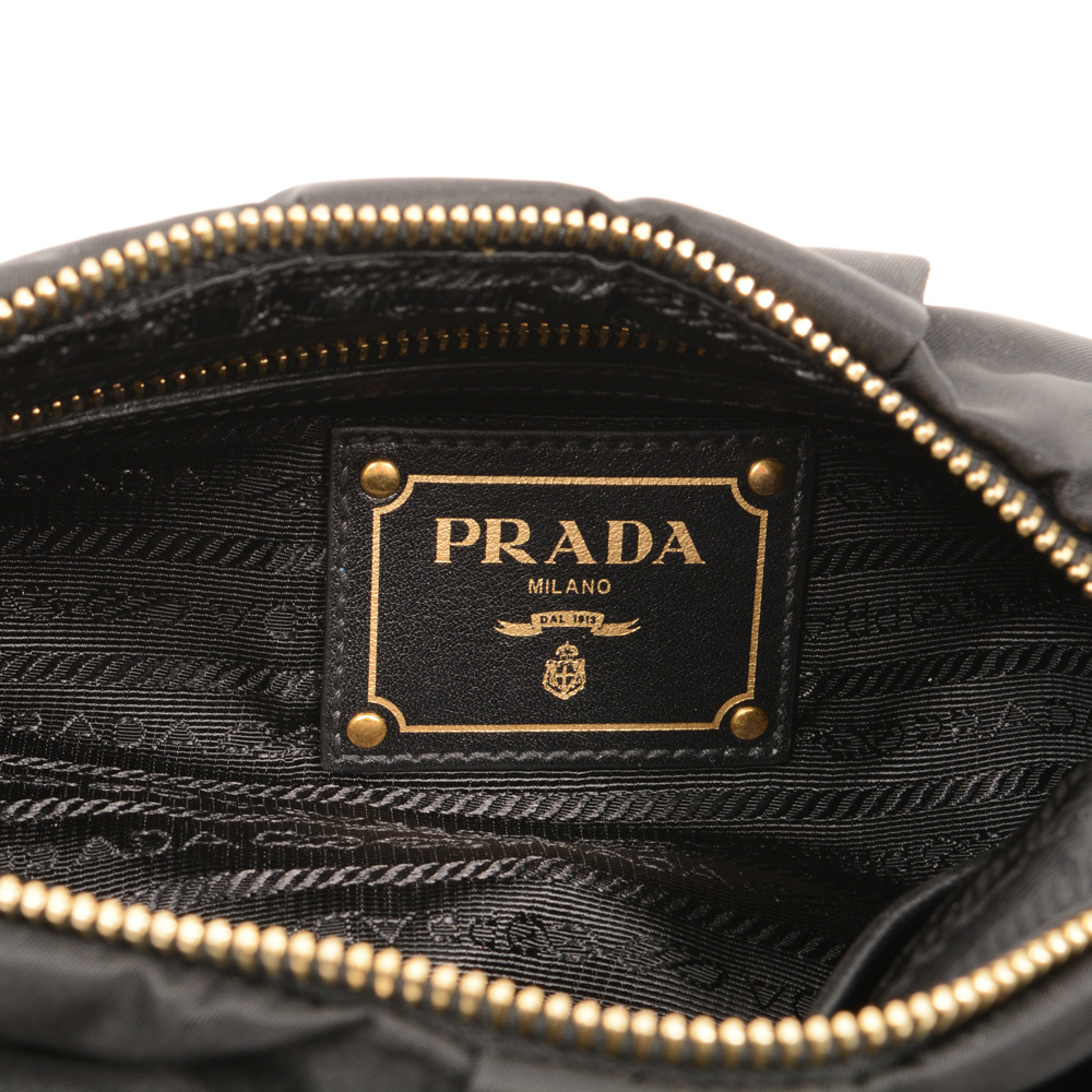 Prada Black Nylon Handbag