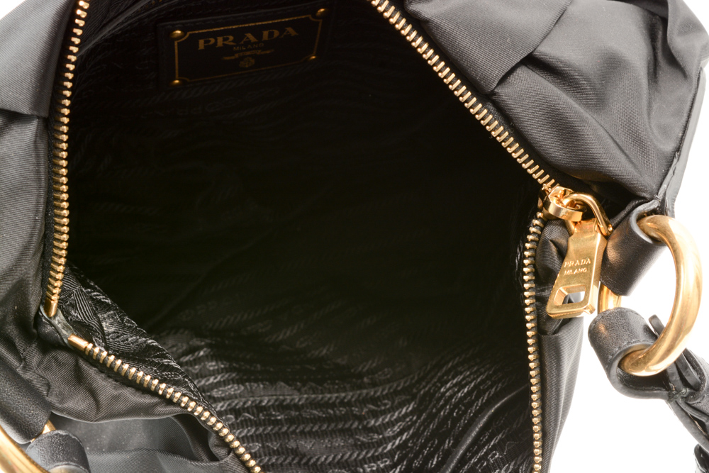 Prada Black Nylon Handbag