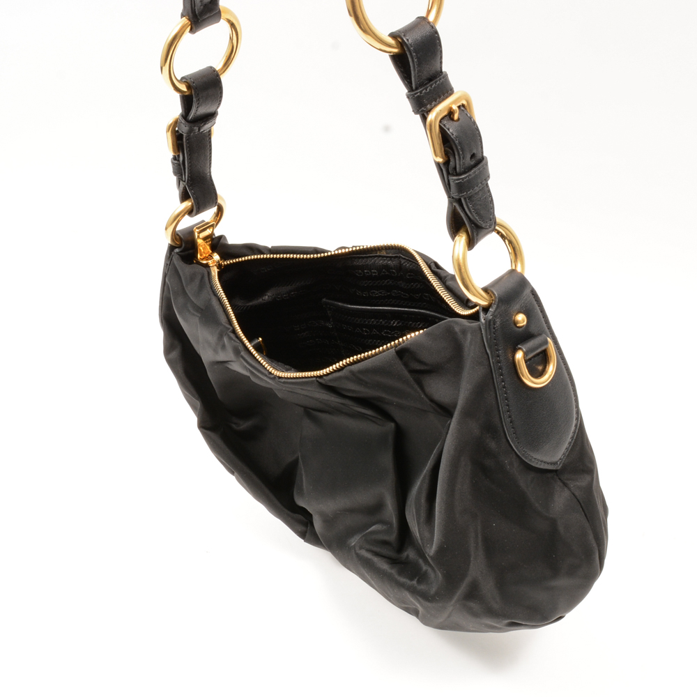 Prada Black Nylon Handbag