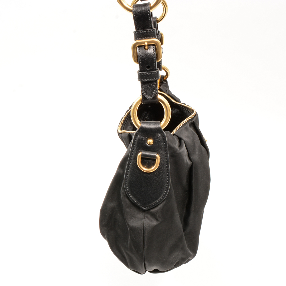 Prada Black Nylon Handbag