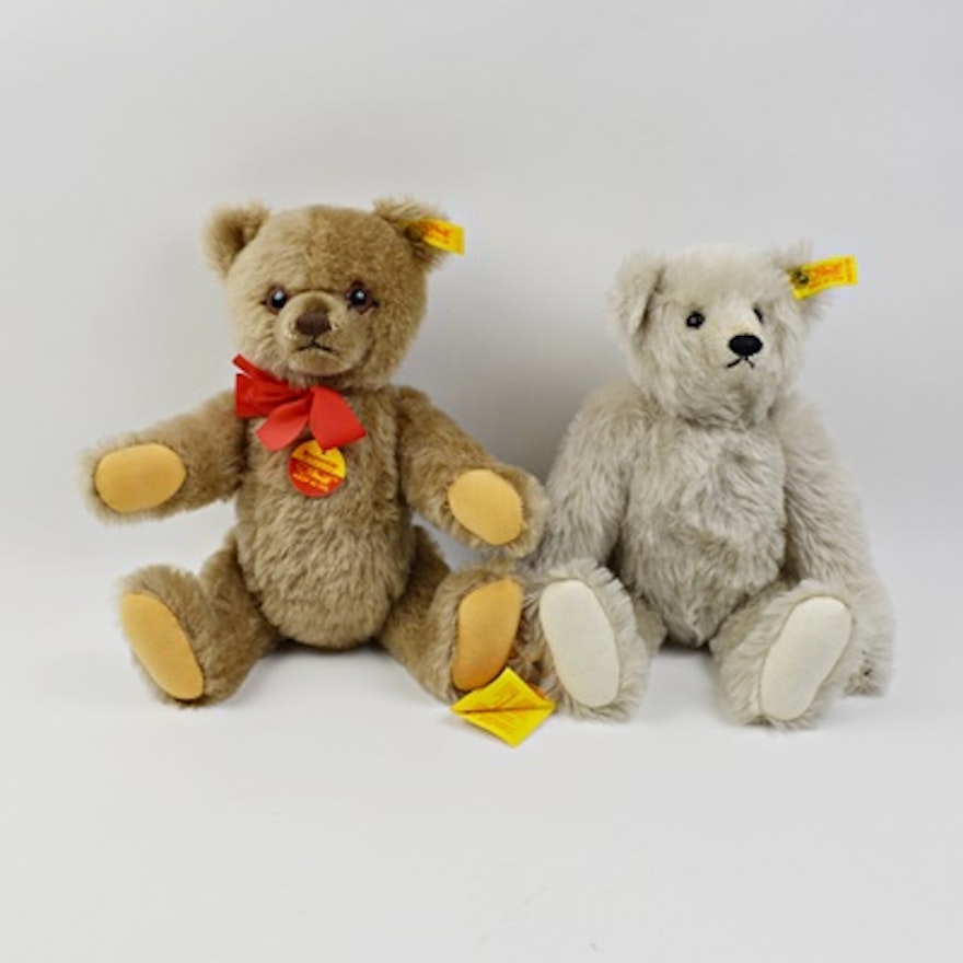 Steiff "1906 Replica" Teddy Bear and Steiff "Brummbar (Growling Bear)" Bear