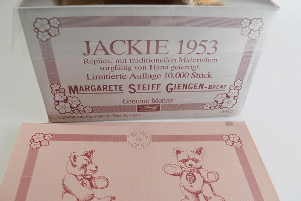 Steiff "Jackie Replica 1953" Teddy Bear