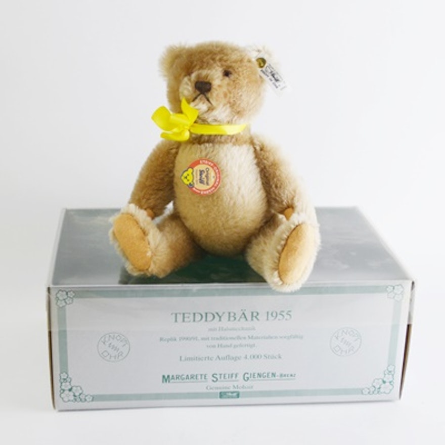 Steiff "Replica 1955 With Neck Mechanism" Teddy Bear