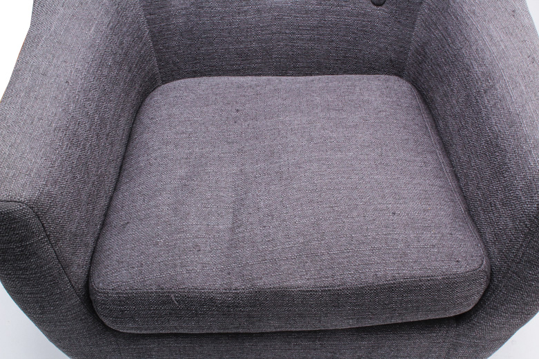 Scandinavian Modern Gray Club Chair by Luxo Kouvola
