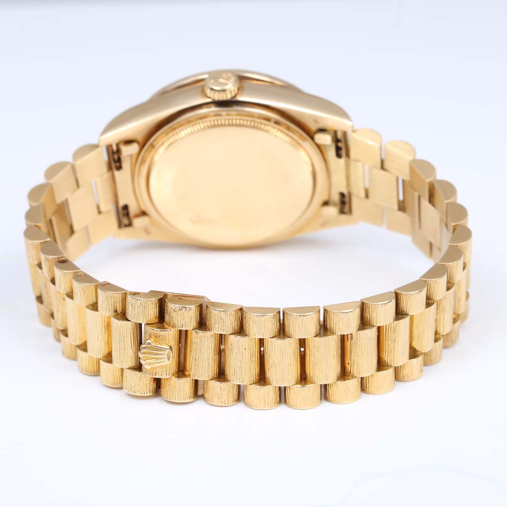 Rolex Oyster Perpetual Day-Date 18K Yellow Gold and 2.72 CTW Diamond Watch