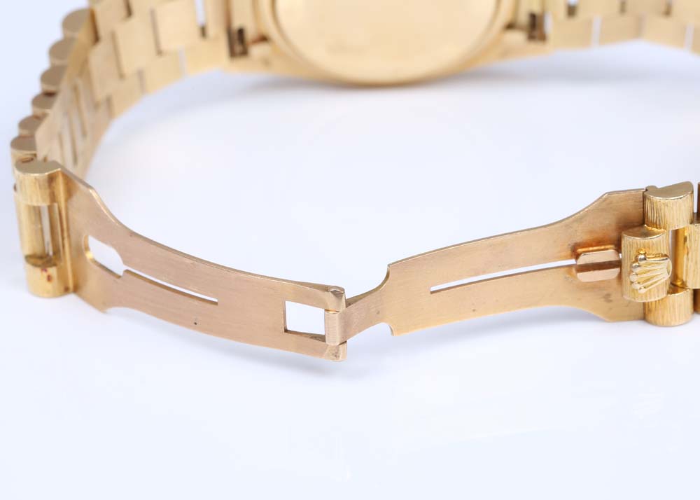 Rolex Oyster Perpetual Day-Date 18K Yellow Gold and 2.72 CTW Diamond Watch