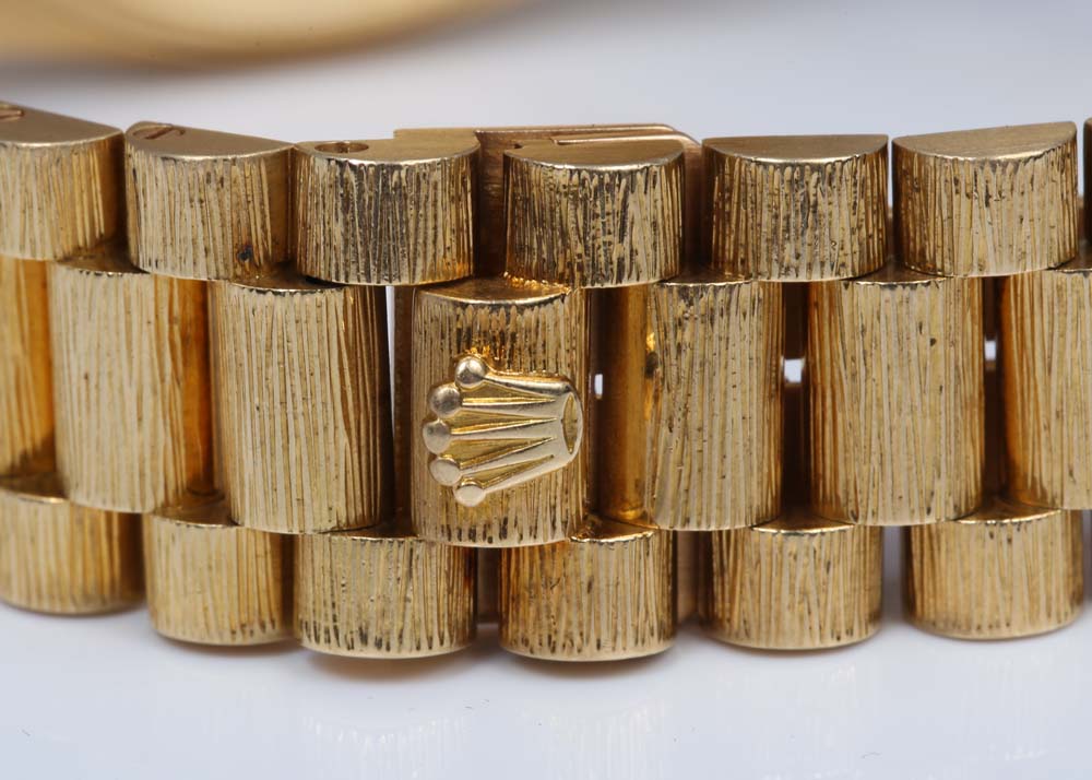 Rolex Oyster Perpetual Day-Date 18K Yellow Gold and 2.72 CTW Diamond Watch