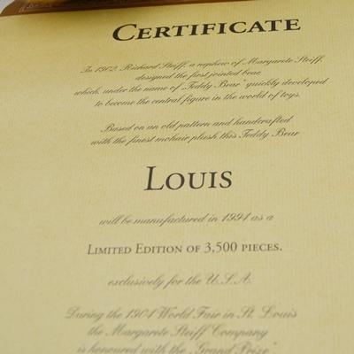 Steiff "Louis 44, Special US Edition" Teddy Bear