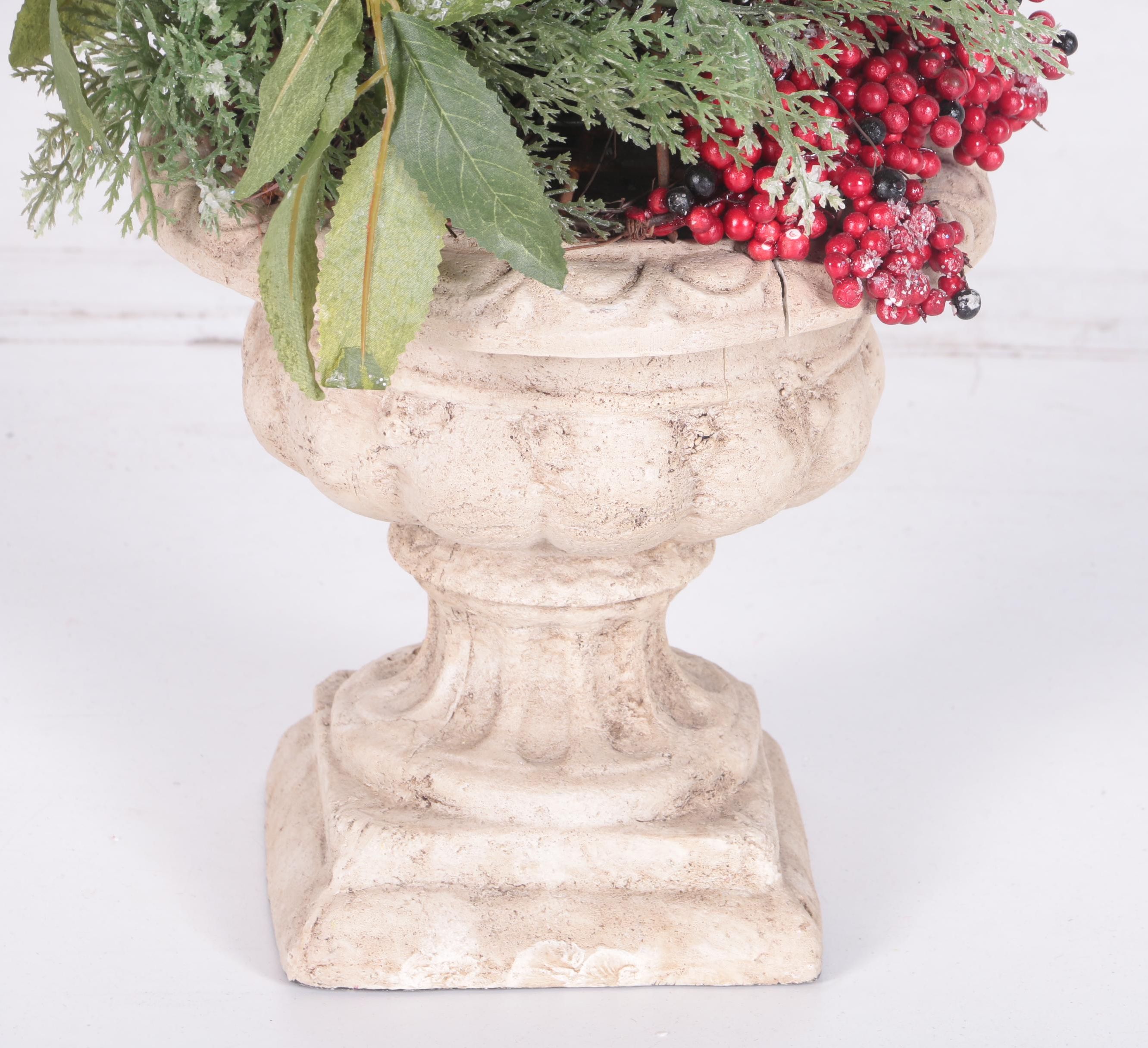 Seasonal Topiary Tree in an Urn