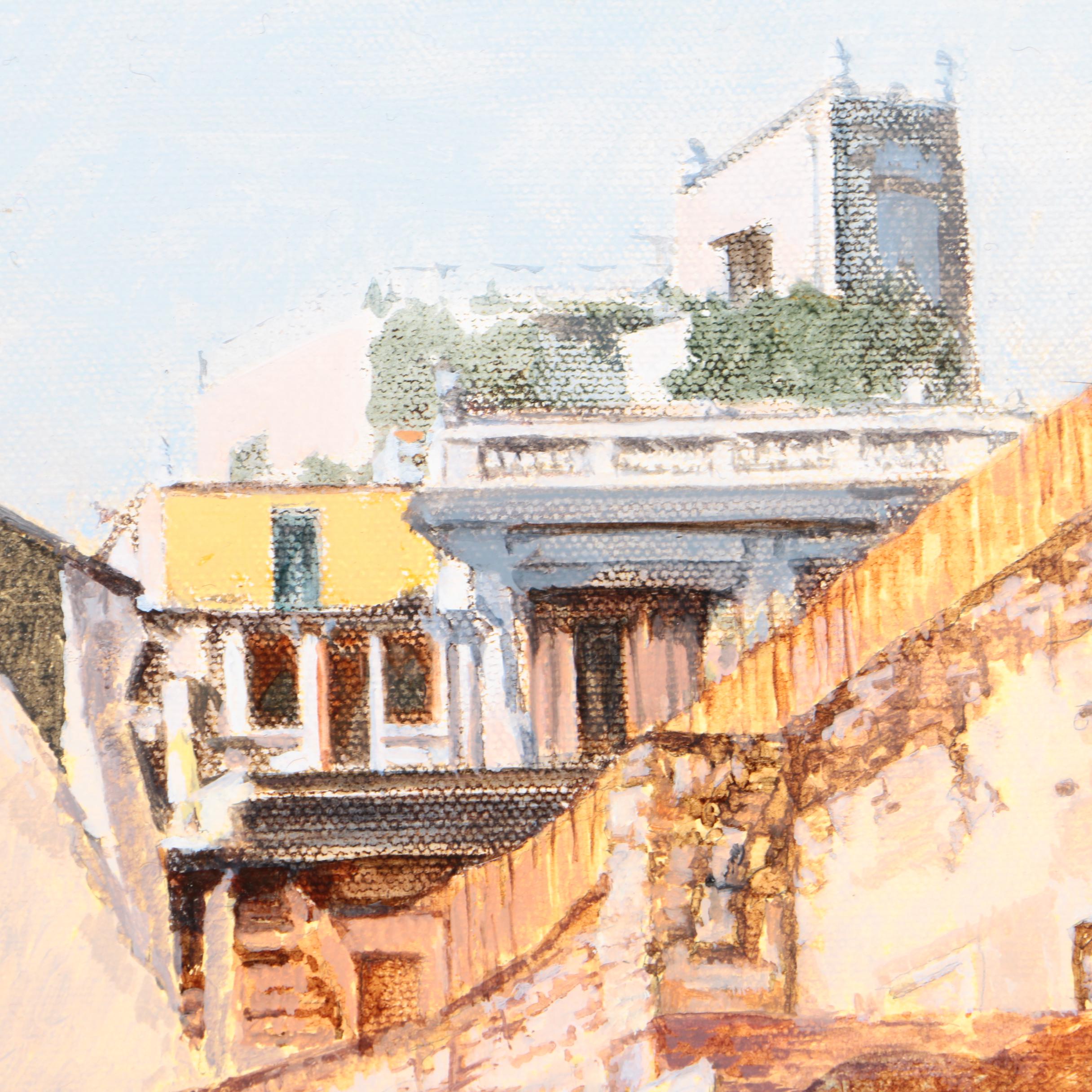 Acrylic Painting of Ruins