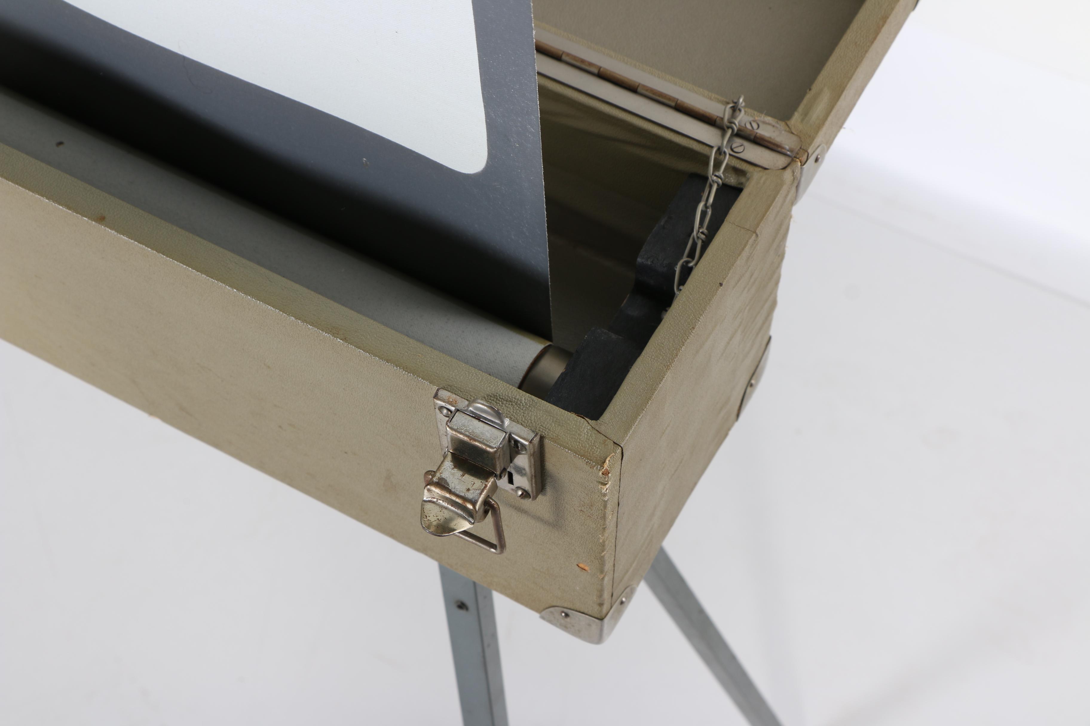 Vintage Stella M. F. Portable Projector Movie Screen