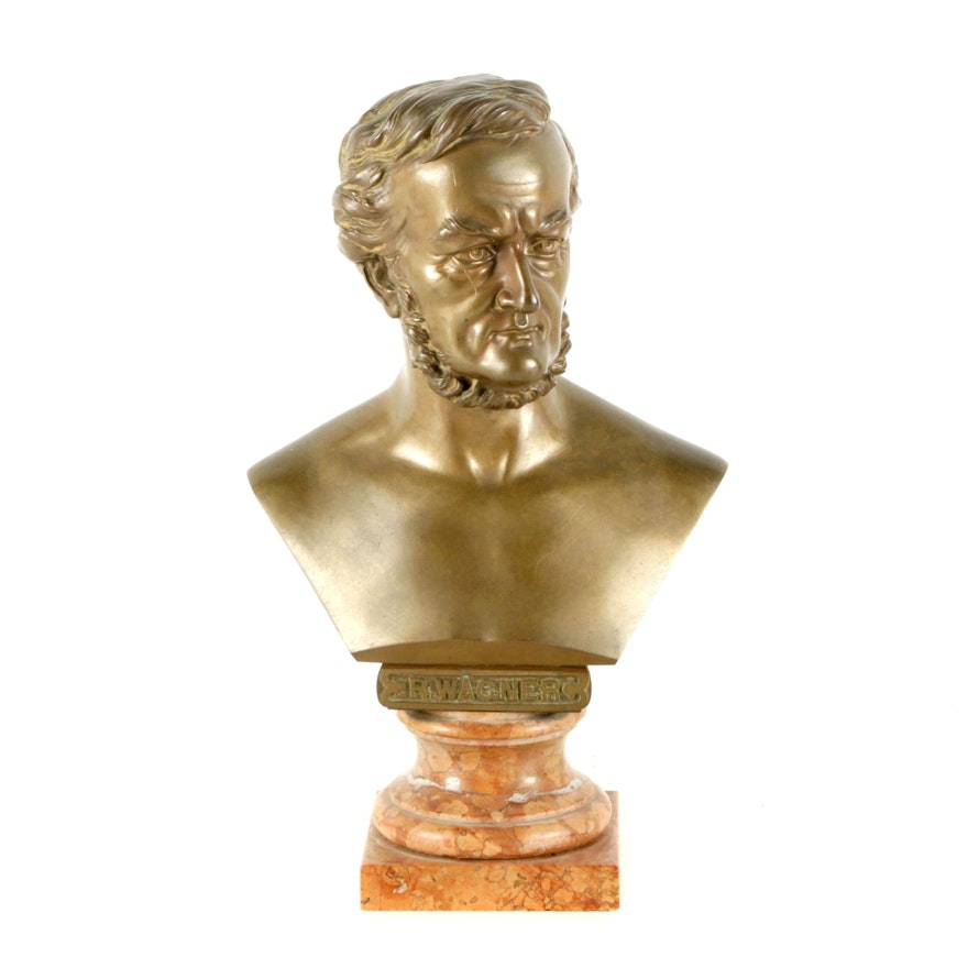 Bronze Bust of Richard Wagner