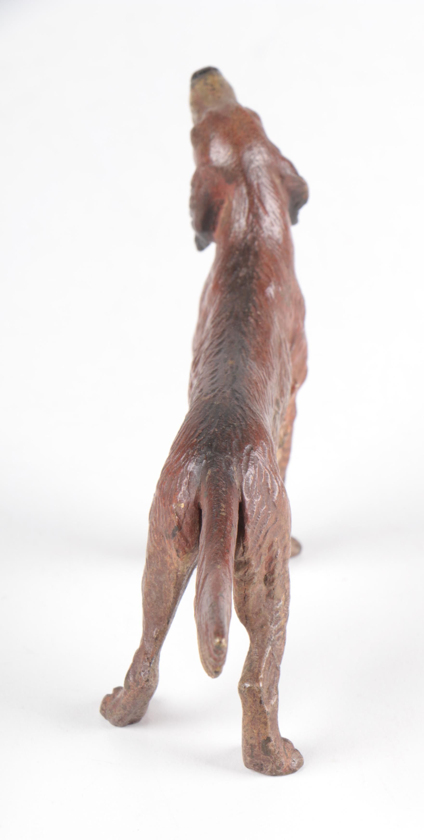 Vintage Cast Brass Alloy Irish Setter Figurine