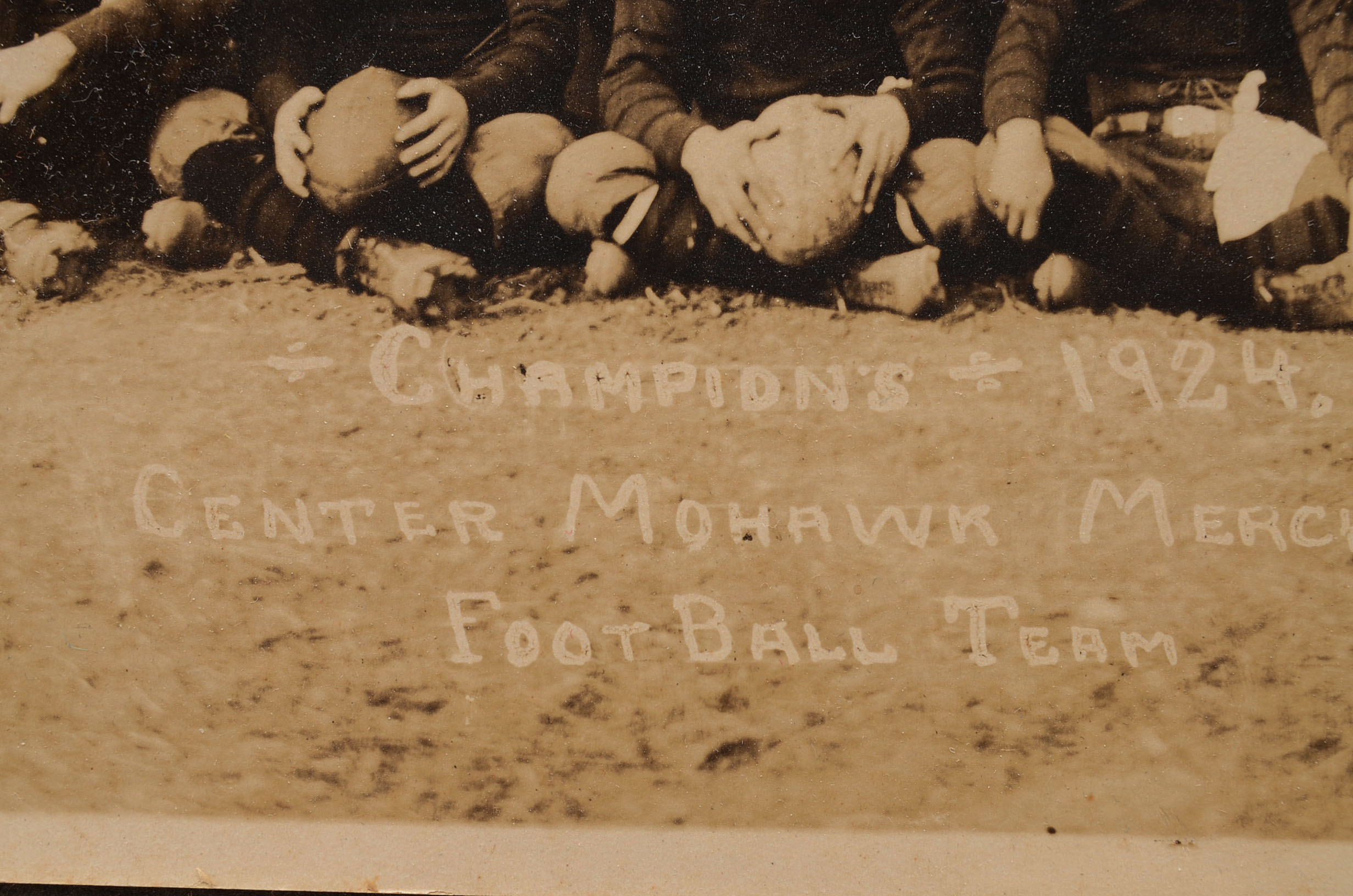 1924 "Center Mohawk" Football Photo