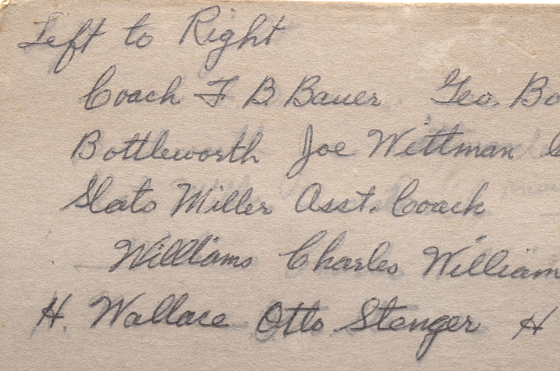 1924 "Center Mohawk" Football Photo