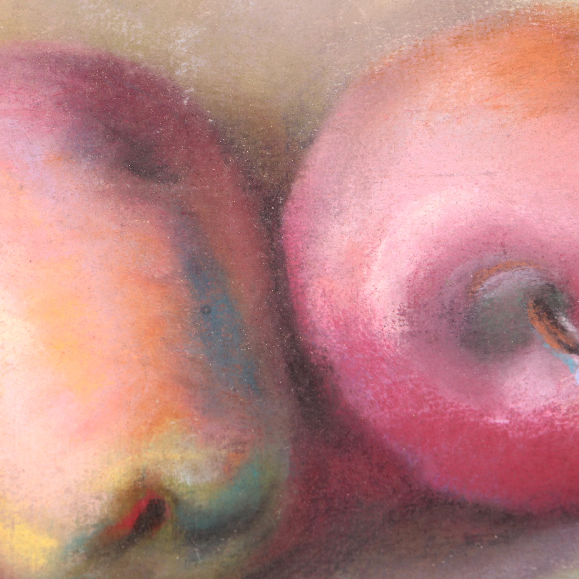 Louise E. Marianetti  Pastel Drawing of Apples