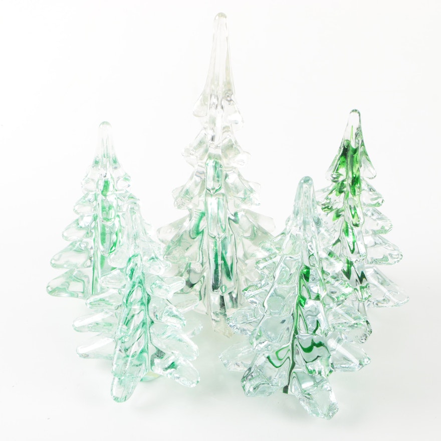 Art Glass Christmas Tree Decor