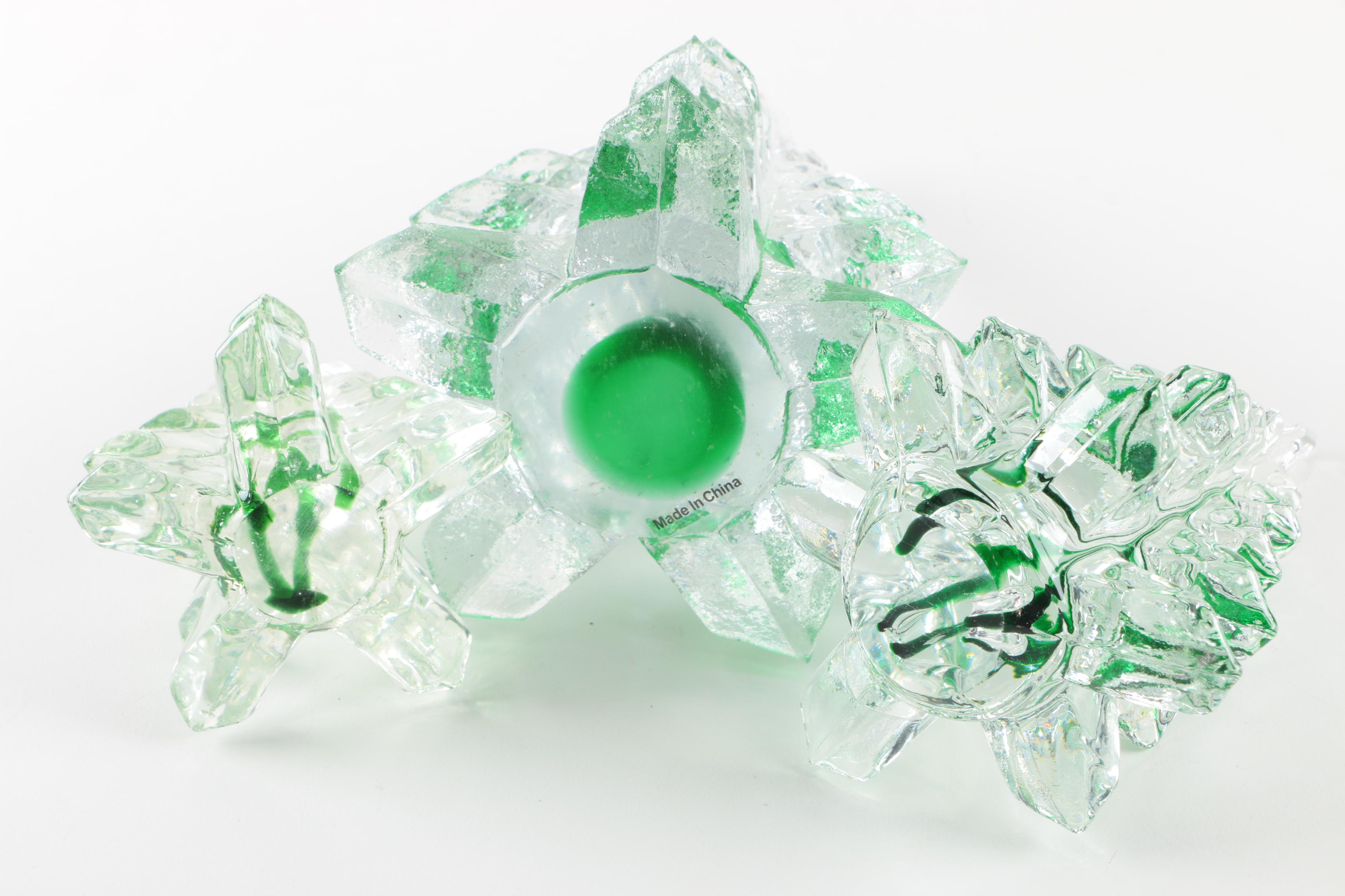 Vintage Art Glass Christmas Tree Decor