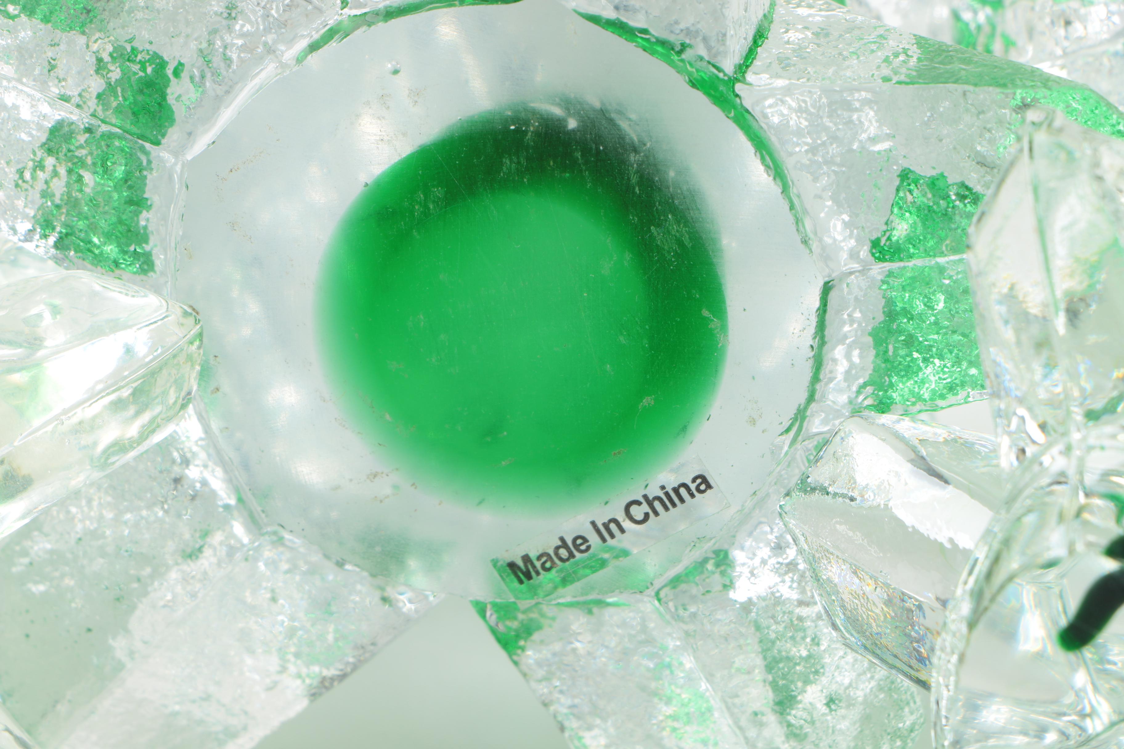 Vintage Art Glass Christmas Tree Decor