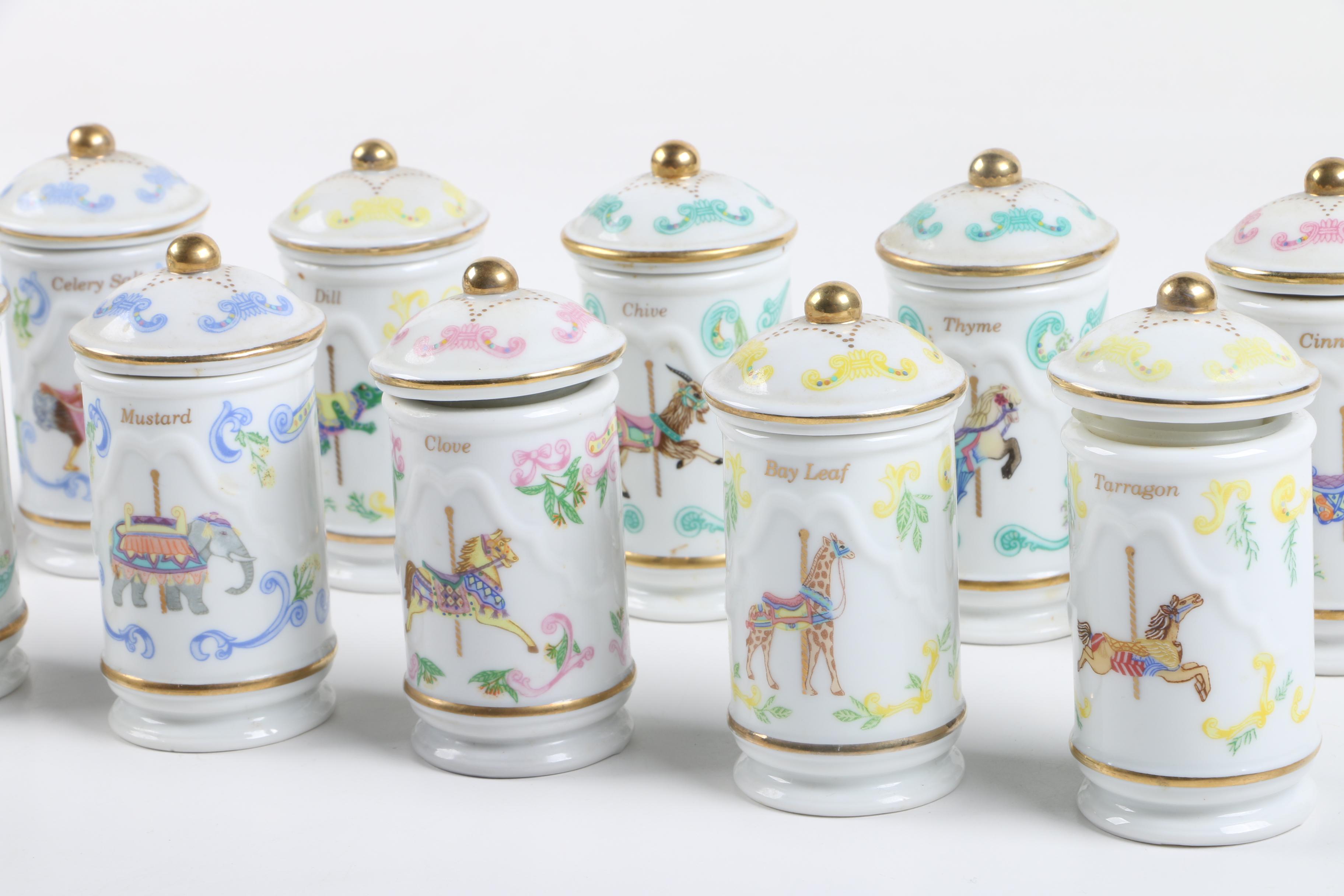 Lenox Walt Disney Spice Jar and Spice Village Collection