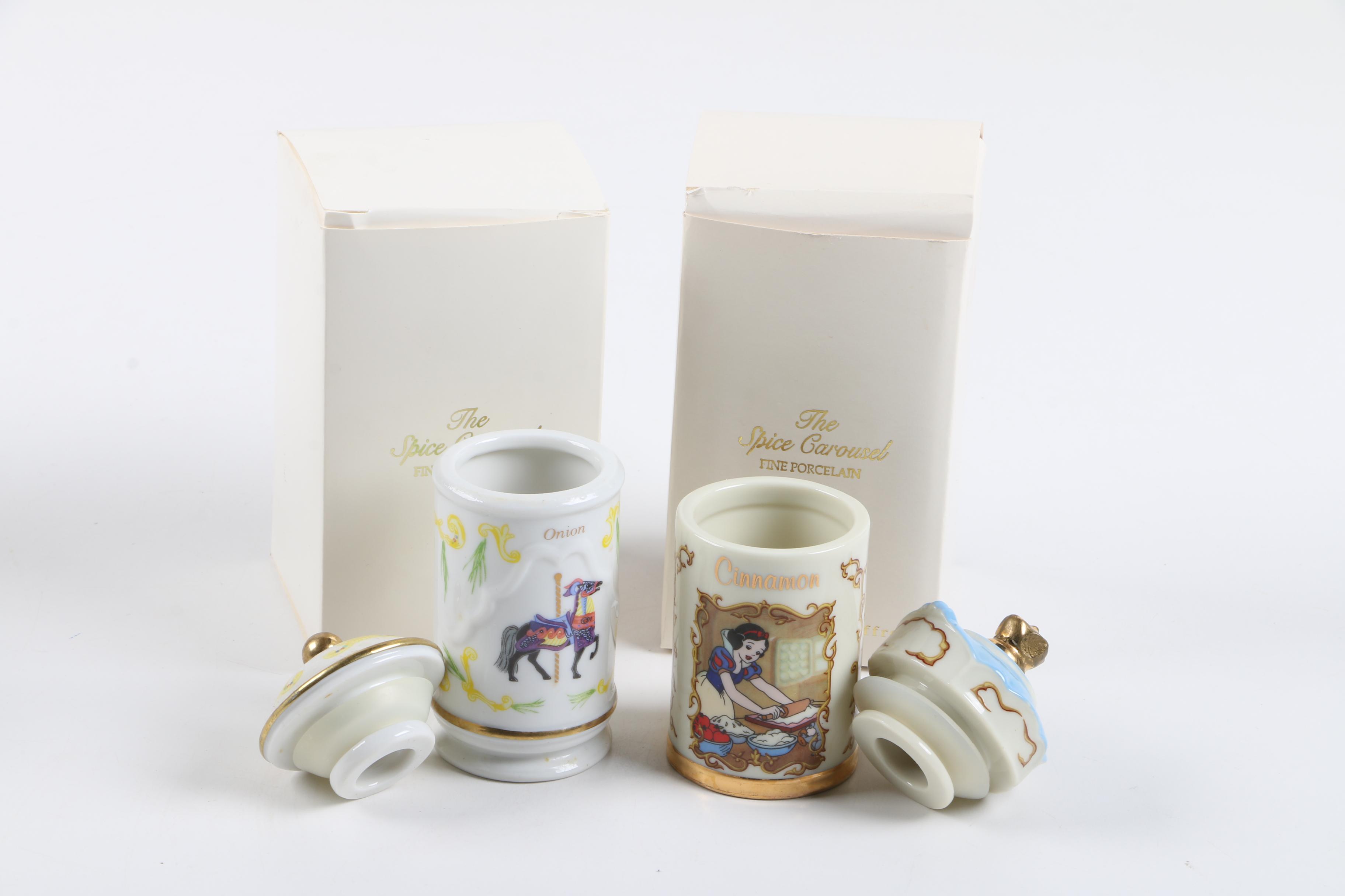 Lenox Walt Disney Spice Jar and Spice Village Collection