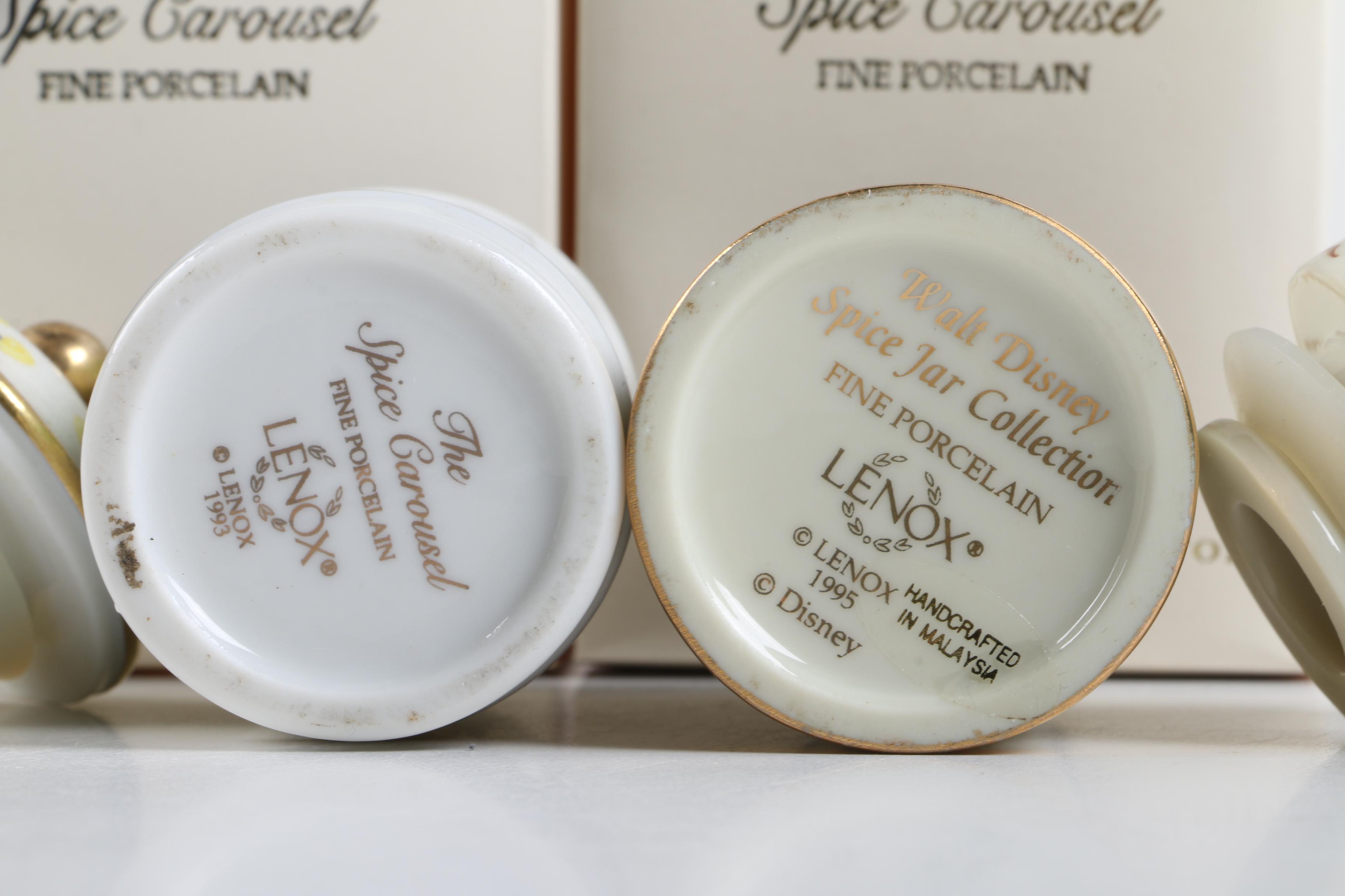 Lenox Walt Disney Spice Jar and Spice Village Collection