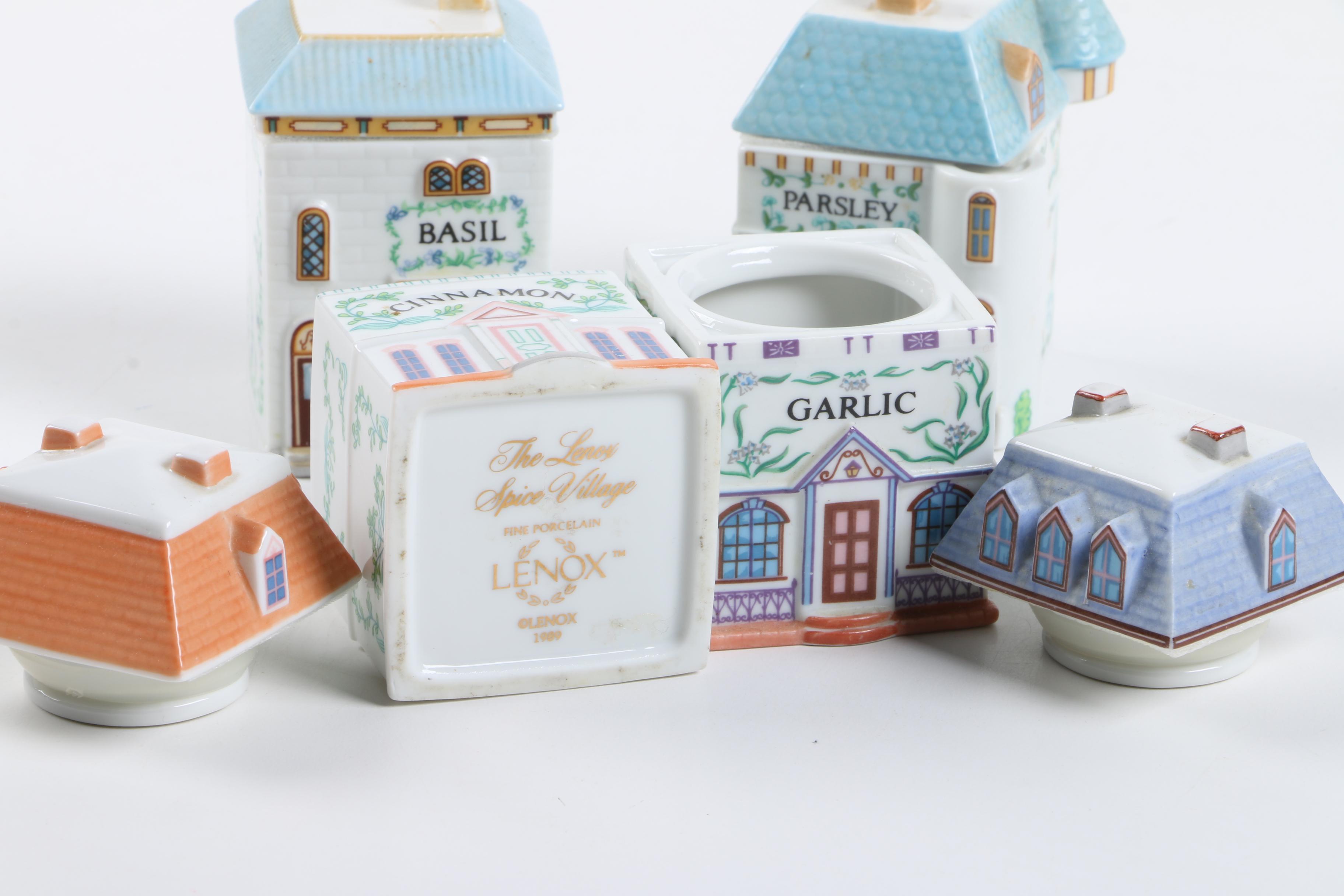 Lenox Walt Disney Spice Jar and Spice Village Collection