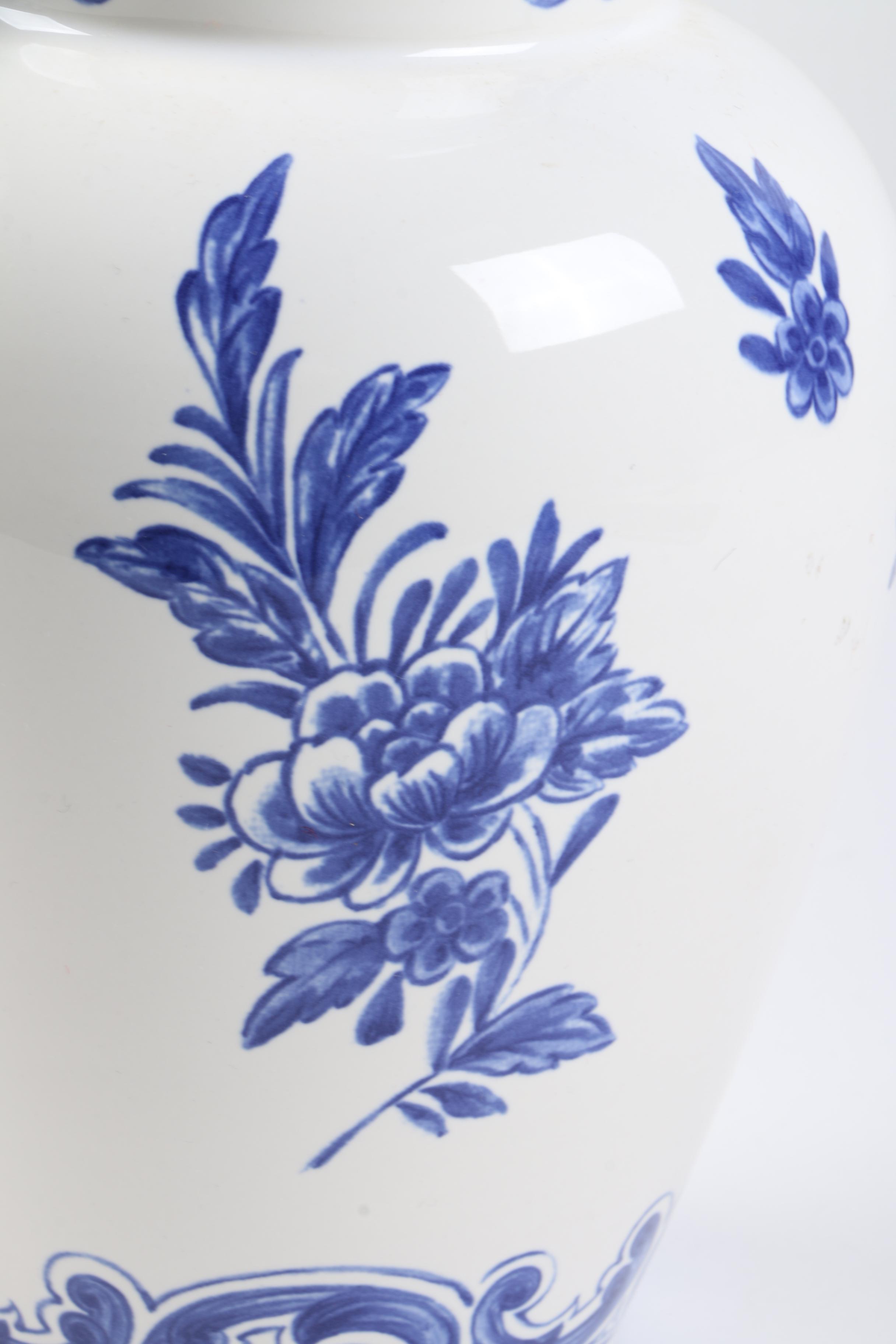 Vintage Tiffany & Co. "Tiffany Delft" Ceramic Vase