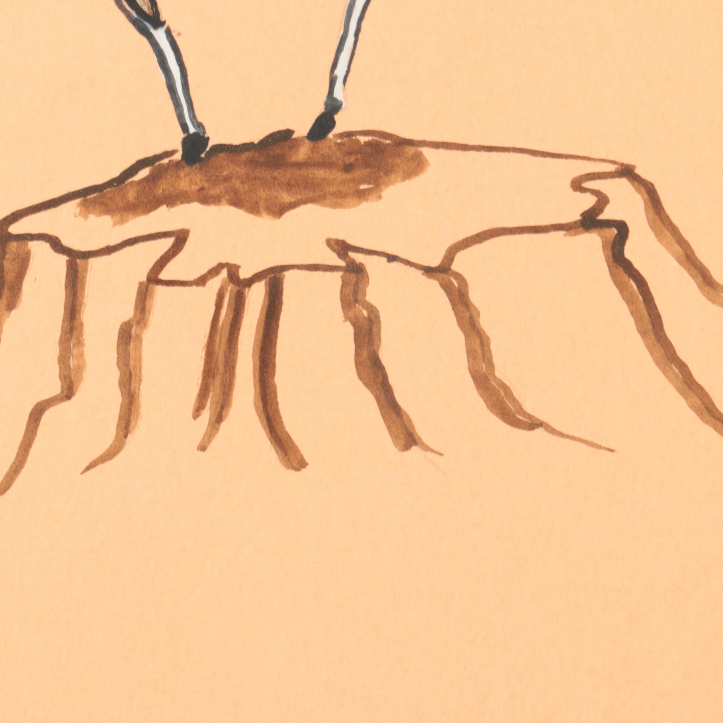 Pueblo Native American Watercolor Paintings