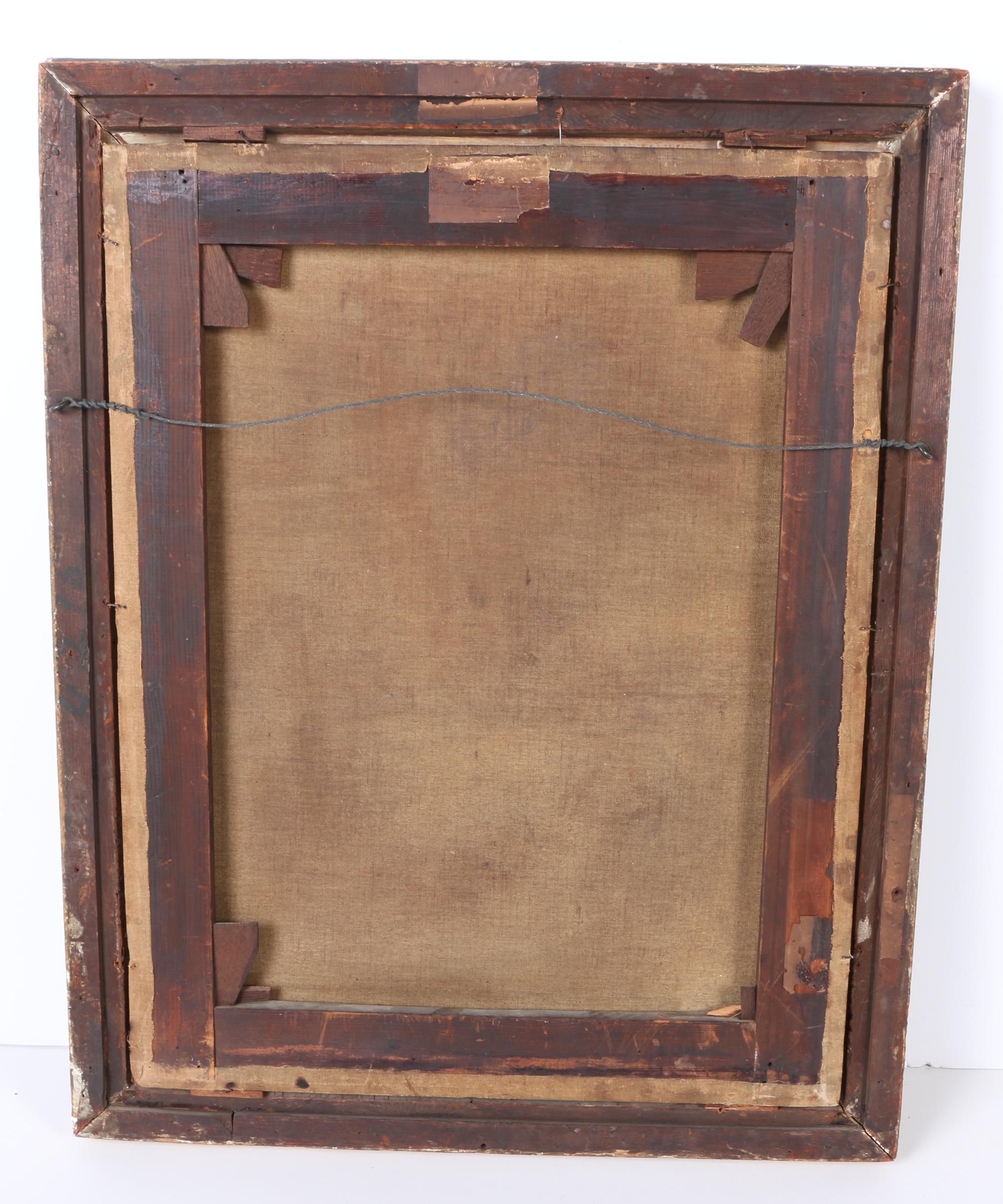 Antique Oil Portrait Painting on Canvas of Thomas D. Anderson