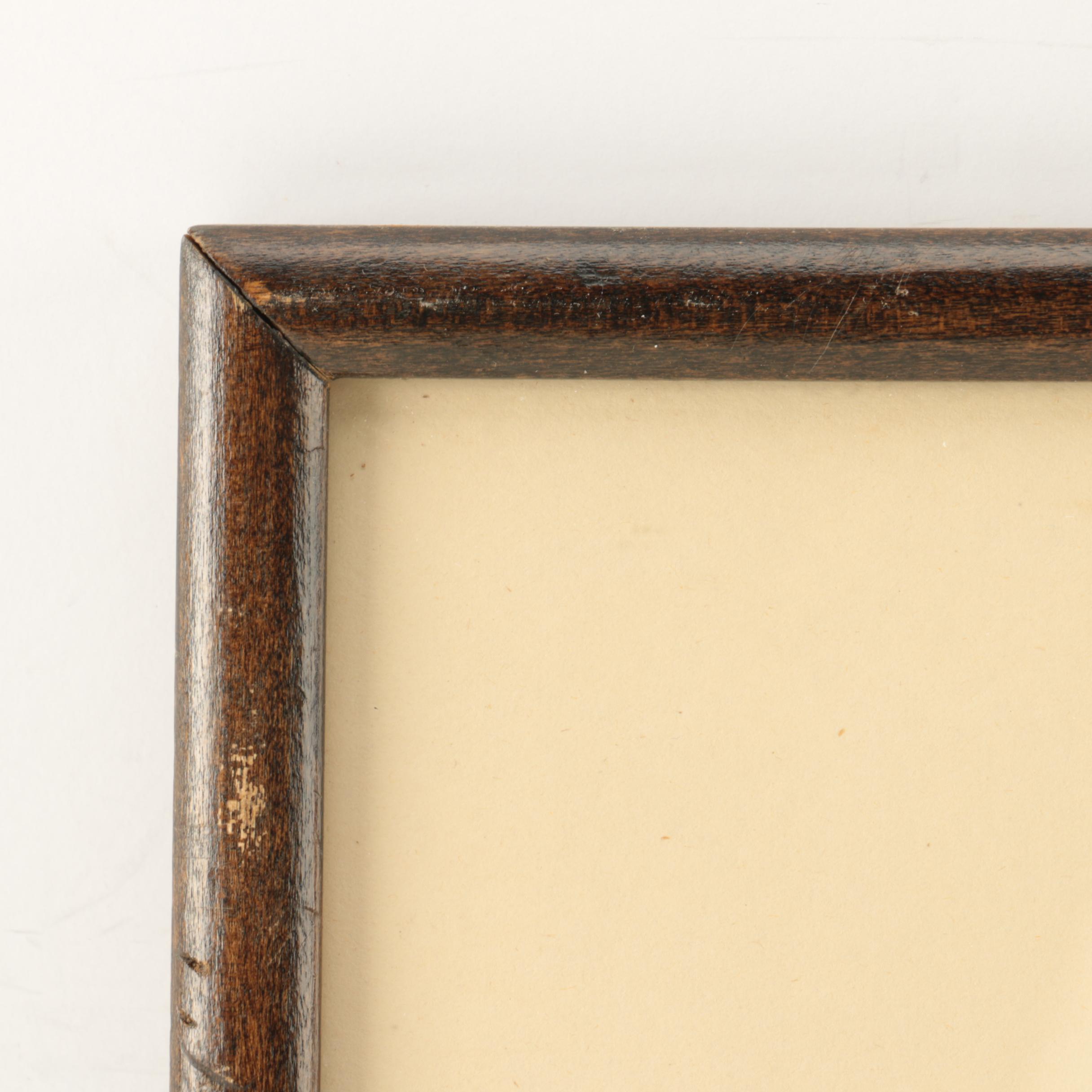 Luigi Lucioni Etching on Paper "Pattern of Trees"