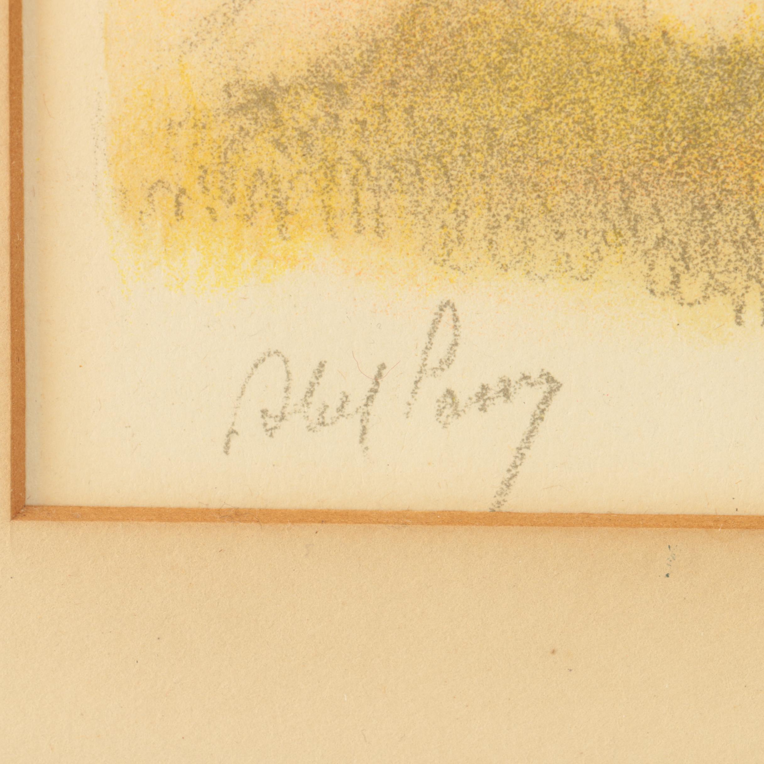 Lithograph After Abel Pann's Drawing of Adam and Eve